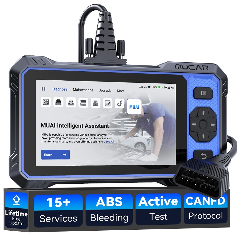 2026 NEW Mucar 632 Car Diagnostic Tool OBD2 Scanner SRS ABS ENGINE Code Reader