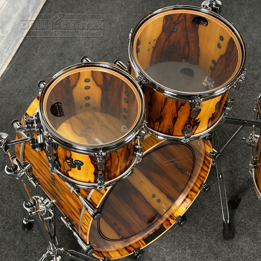 Sonor SQ2 Beech 6pc Drum Set African Marble Semi Gloss