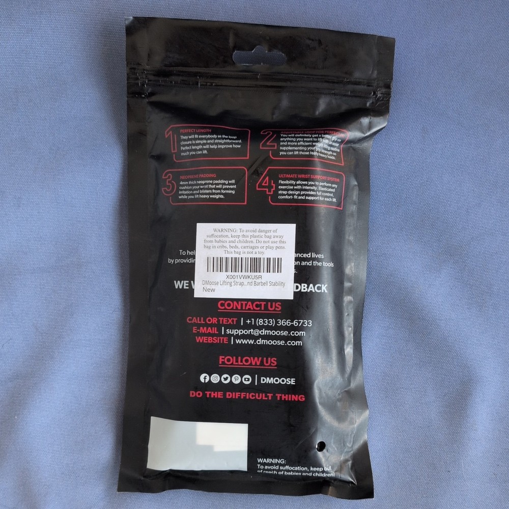 DMOOSE Weight Lifting Straps