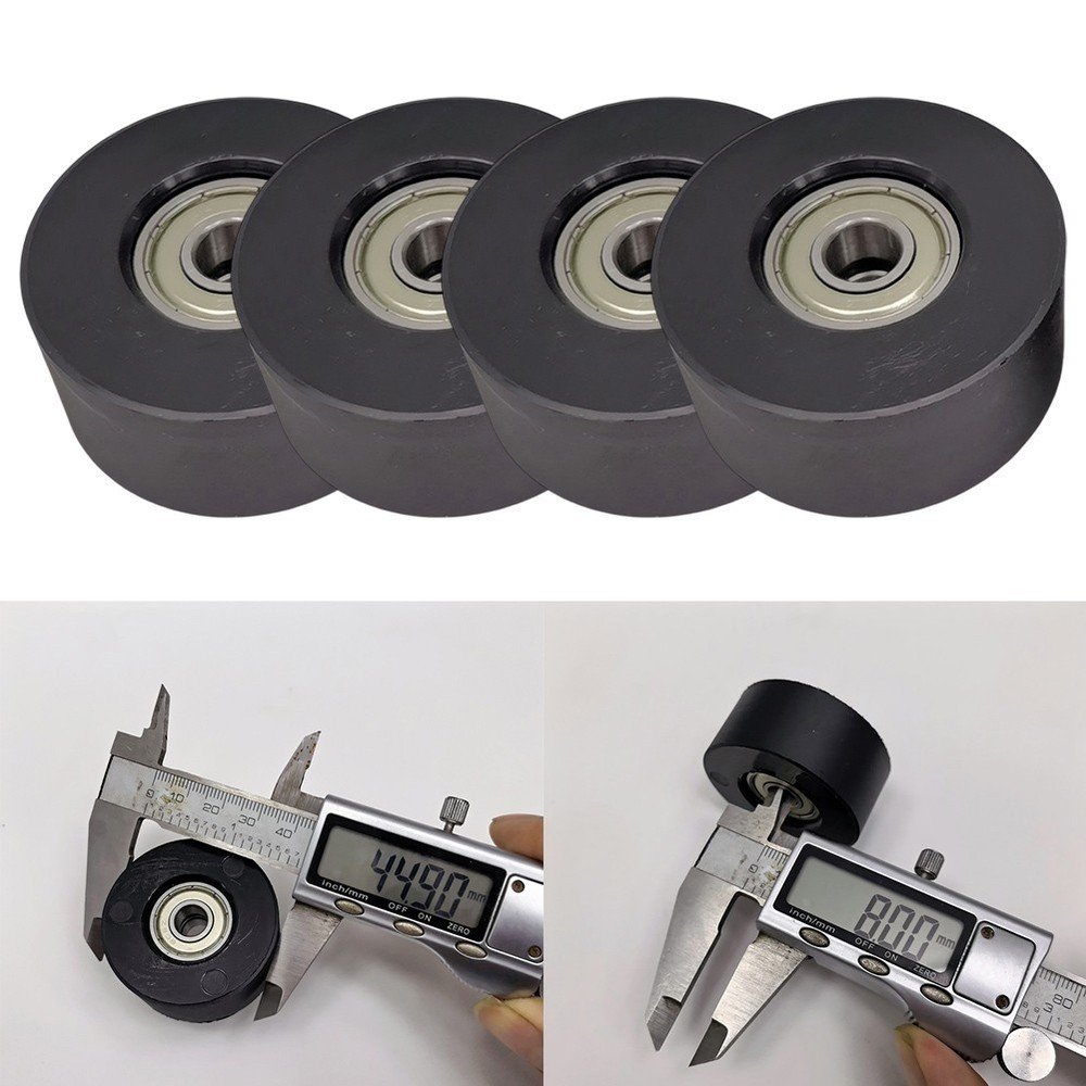 Rowing Machine Seat Replacement Wheels 4 Pack Designed for Smooth Movement