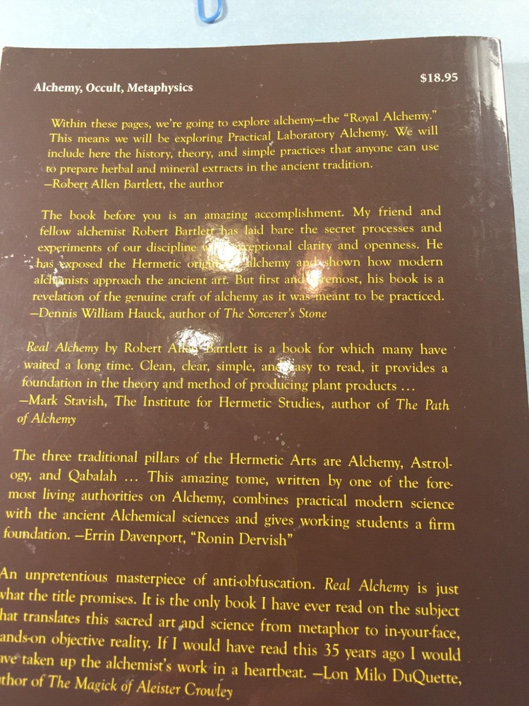 Real Alchemy by Robert Allen Barlett