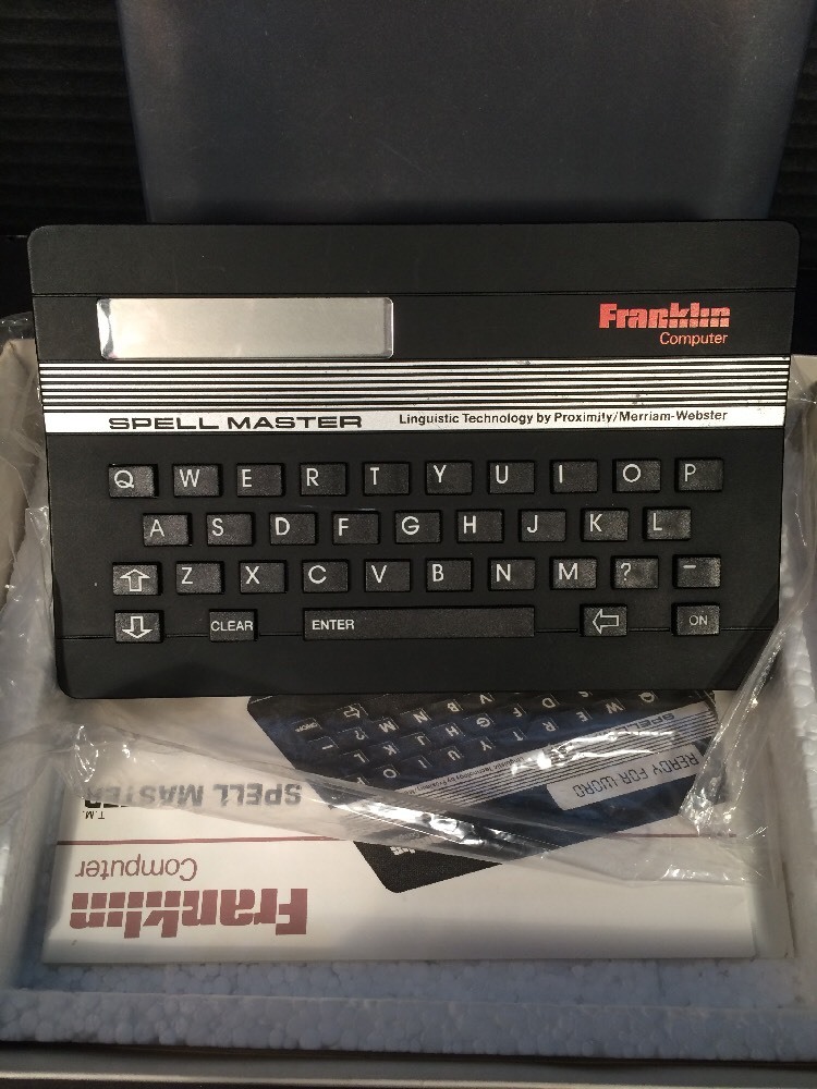 Franklin Computer Spell Master SA-103 Linguistic Technology With Box