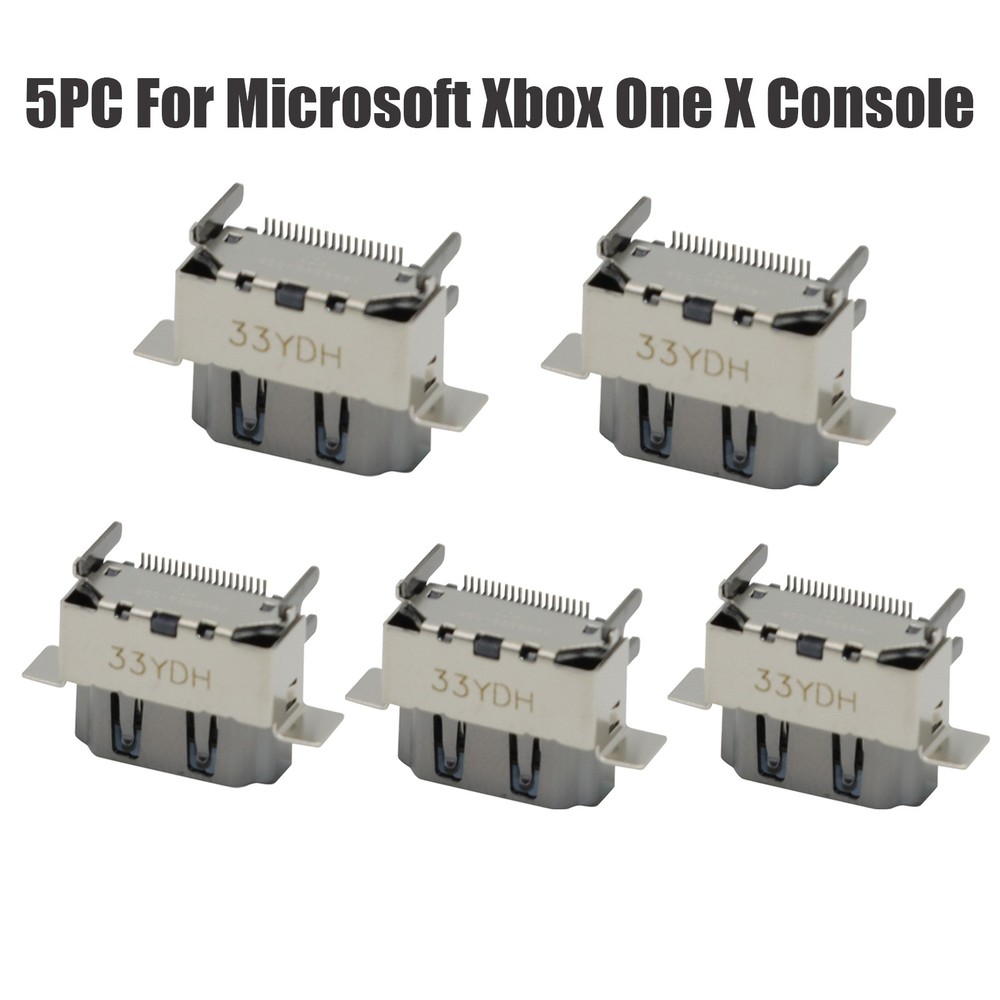 5x HDMI Port Socket Interface Connector Replace For Microsoft Xbox One X Console