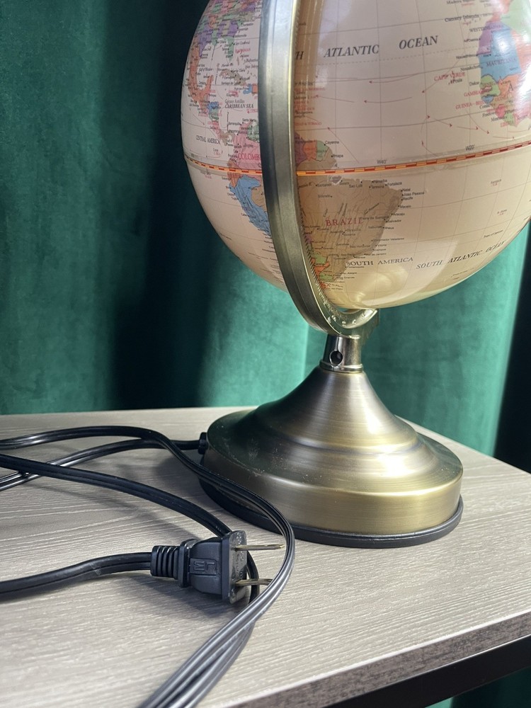 Vintage Fucashun Lighted Globe Lamp Touch Light