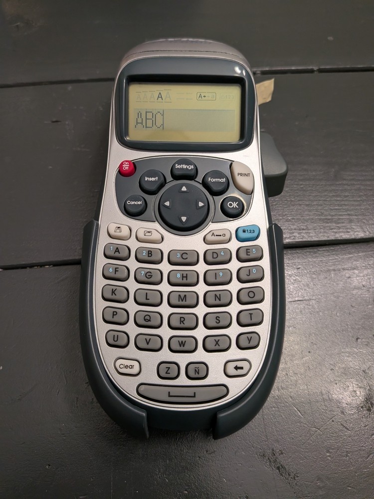 DYMO LetraTag 100H Plus Handheld Label Maker - Silver/Gray