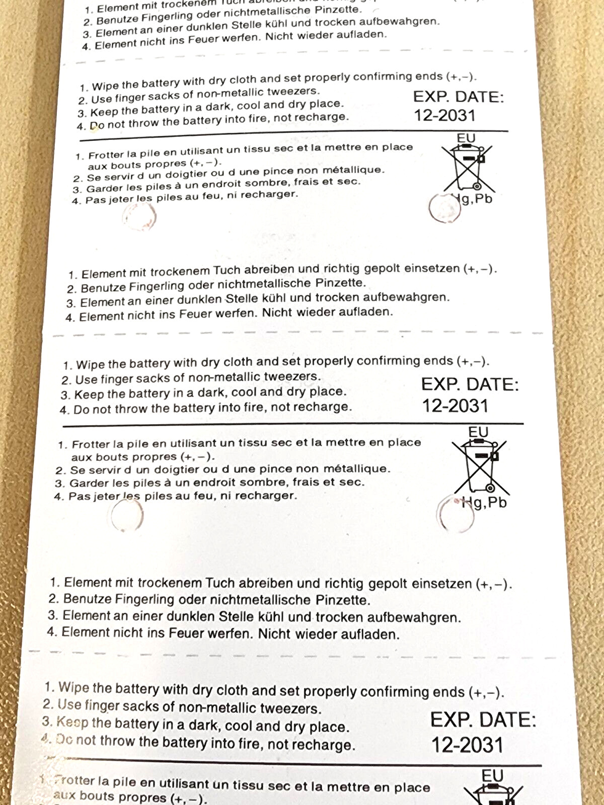 10 piece LR44 Maxell A76 L1154 AG13 357 New Alkaline Battery EXPIRE 2031