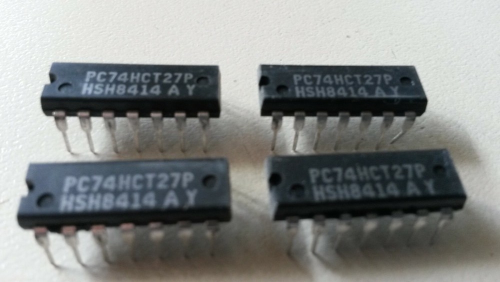 4x IC MODULE 74HCT27 13659-107
