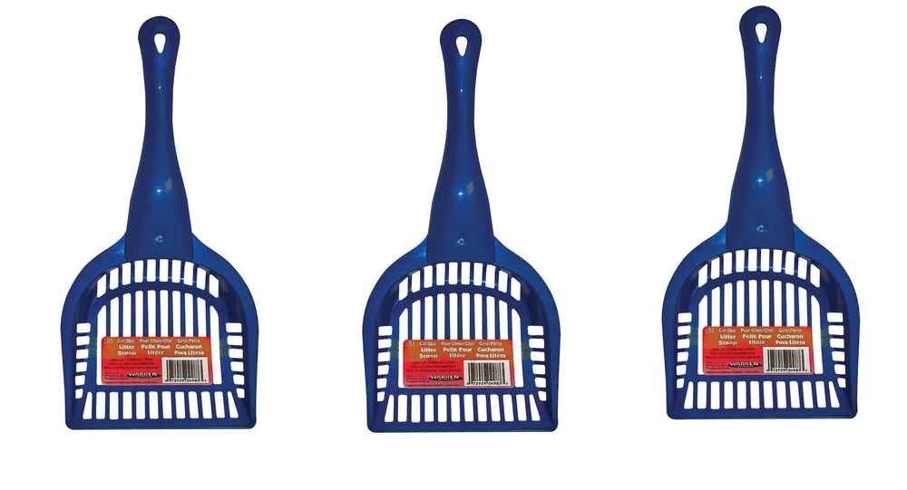 3 pack Boss Cat Litter Scoops Random Assorted Colors