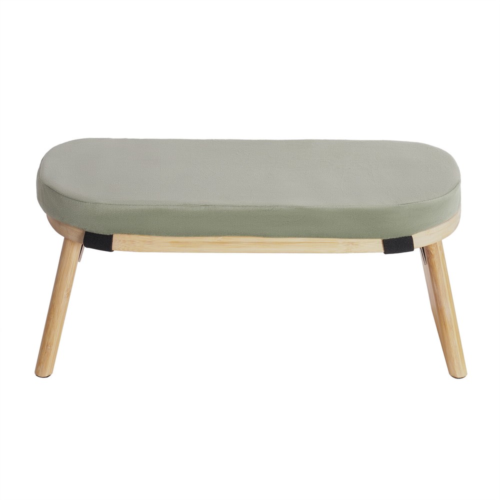 Foldable&Ergonomic Meditation Stool Foldable Kneeling Meditation Bench w/Cushion
