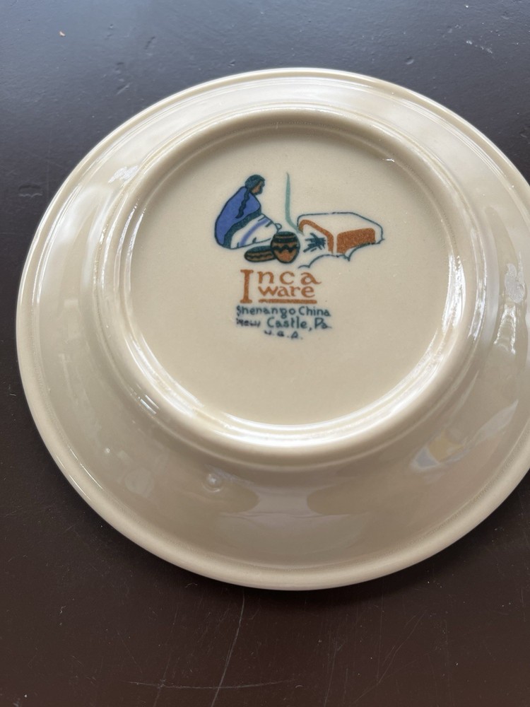Inca Ware Shenango Espresso Saucers Only