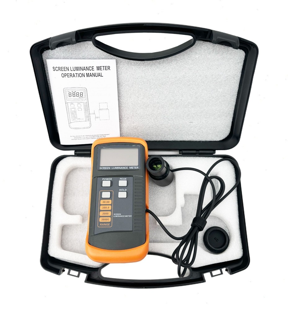 Handheld Screen Luminance Meter with Range 0.01-39990cd/m² Peak Value Latching