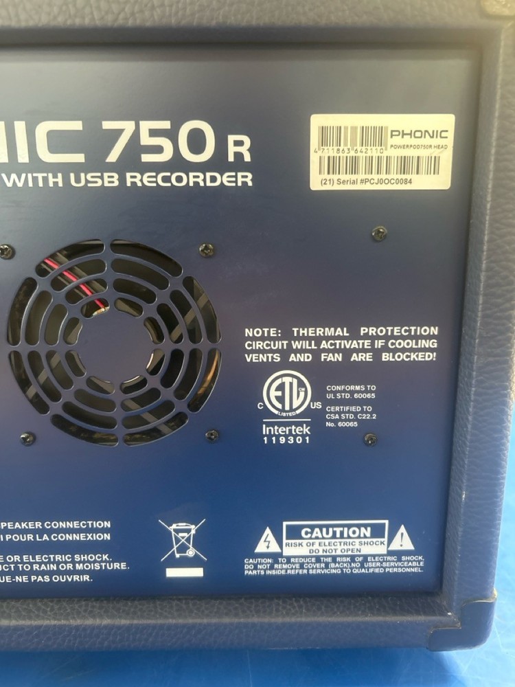 PHONIC 750 R (C57005059)