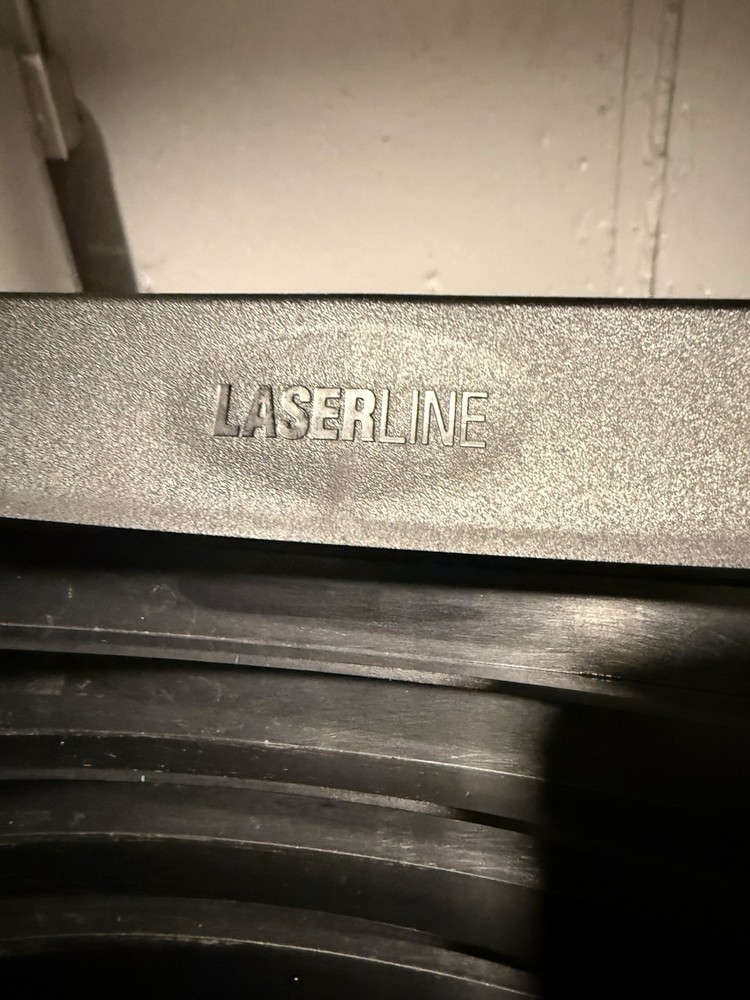 LASERLINE 50 DVD RACK BLACK PLASTIC