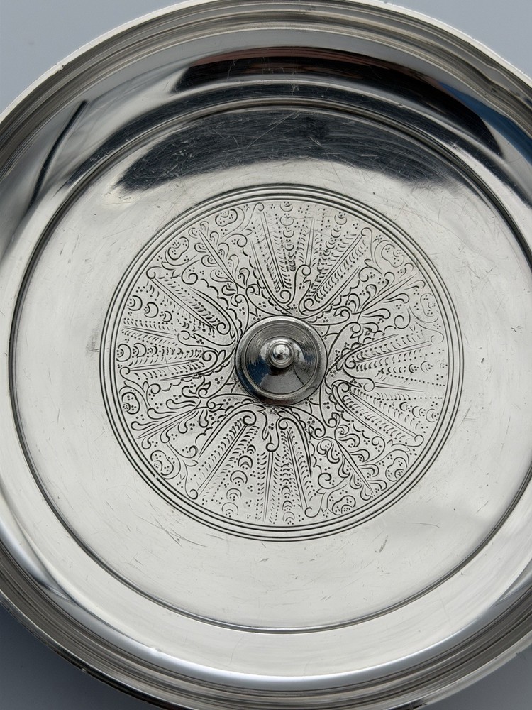 Vintage Gorham Silverplate Greek Kylix Bowl - Met Museum Designed-Scroll Handles