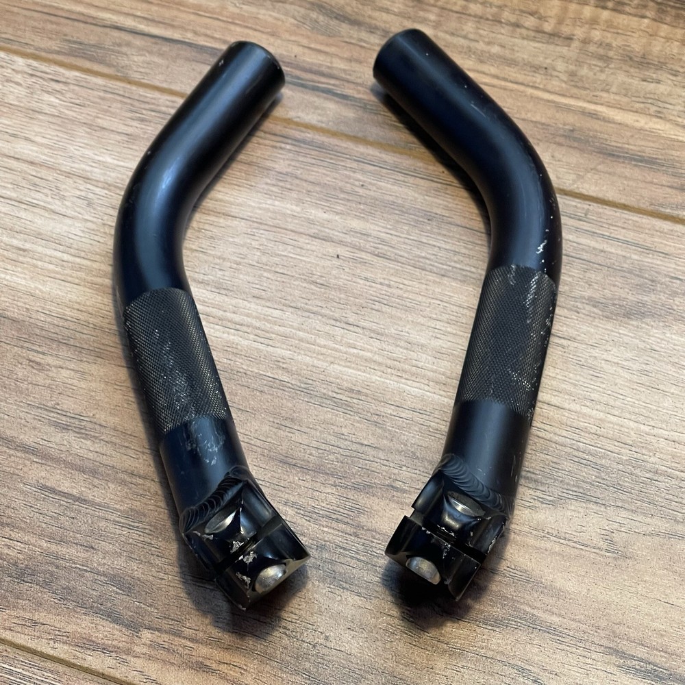 Control Tech Control Stix Long Bend Black Anodized Bar Ends