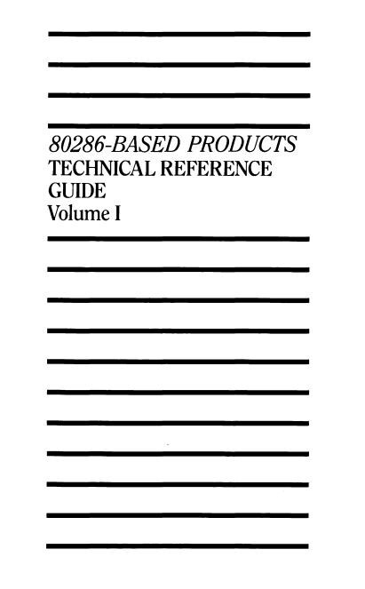 Compaq 286 Based Products Technical Reference Guide Vol 1  PDF Copy 4G USB Stick