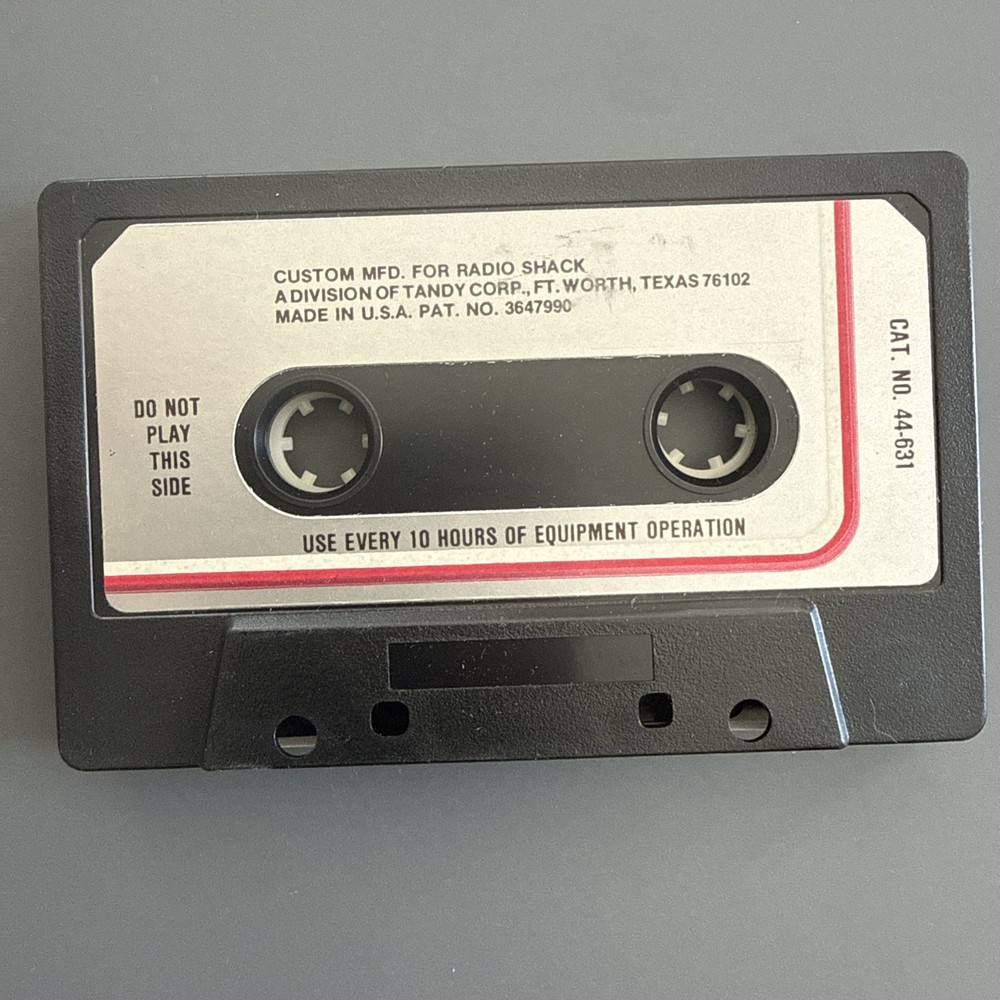 Realistic Cordless- Cassette Head Cleaner -