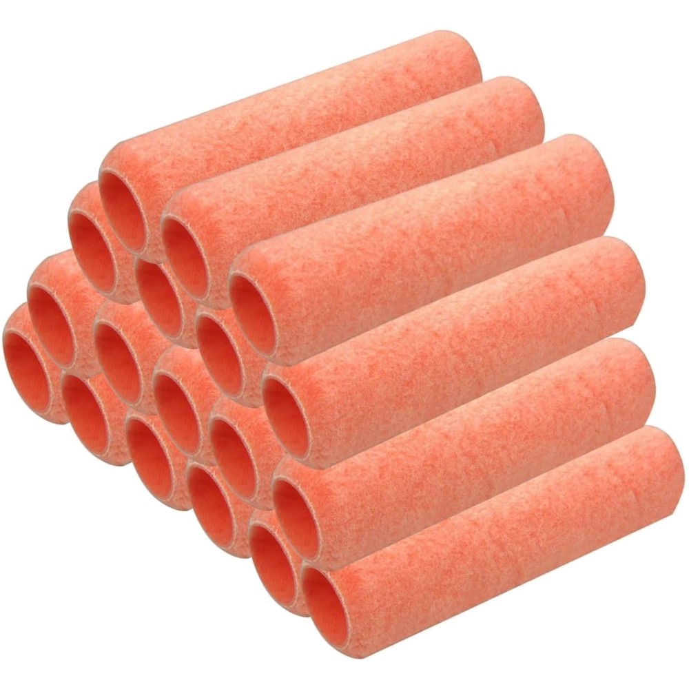 Versatile 9-Inch Paint Roller Covers, 18-Pack for Smooth & Textured Surfaces