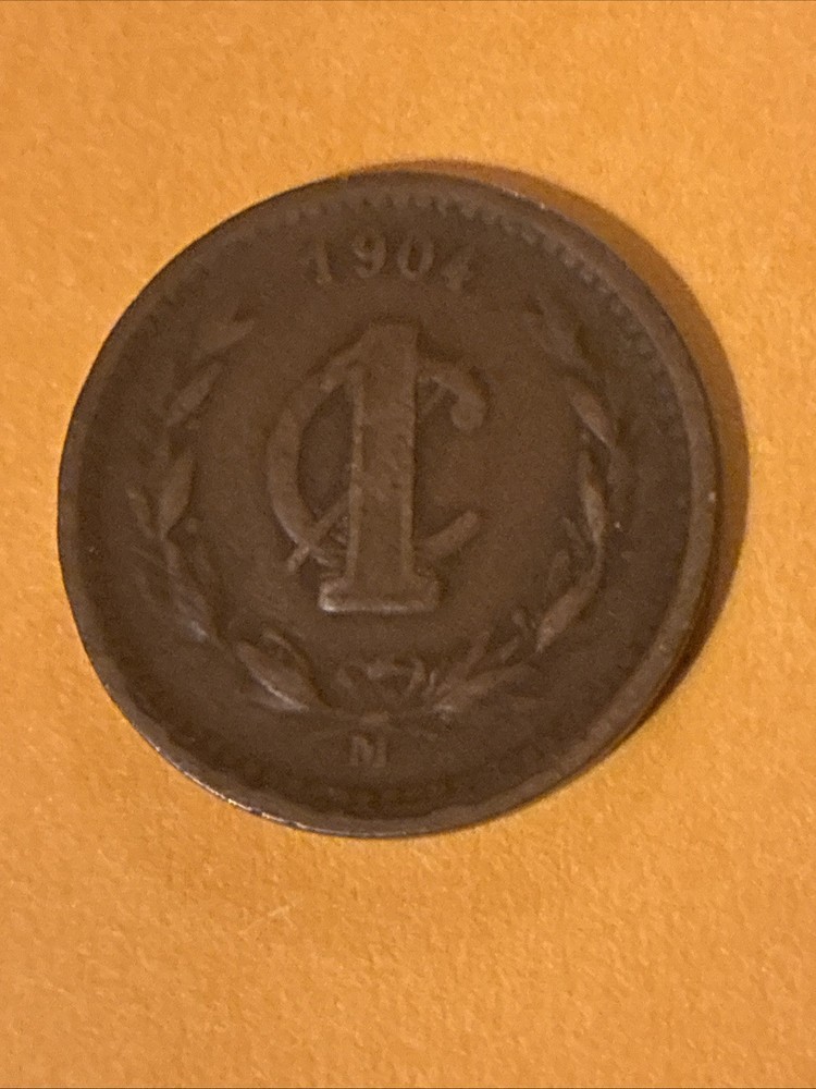 1904 Mexico Un Centavo