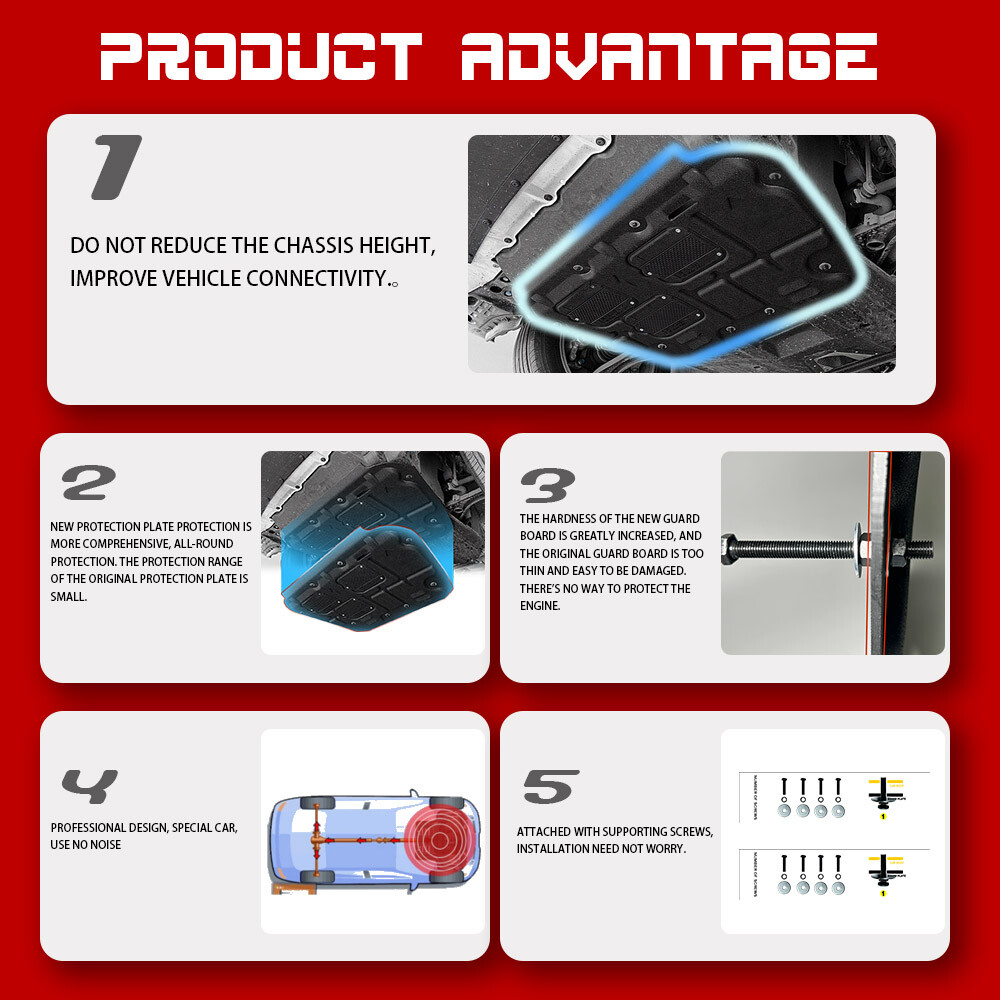 Engine Splash Guard For Hyundai Elantra 2021-24 Under Engine Shield Cover Board