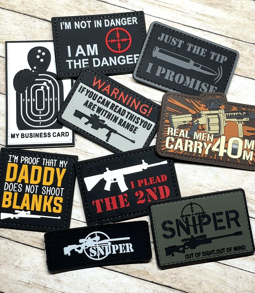 Sniper PVC Patch - Assault Sniper Rifle Scope Tactical Morale Patch - Gun Patch