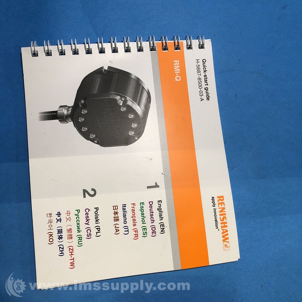 Renishaw RMI-Q Quick Start Guide USIP