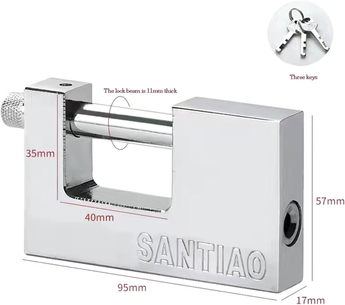 D-Shaped Heavy Duty Warehouse Padlock/Chain Lock 100mm Shipping Container Garag
