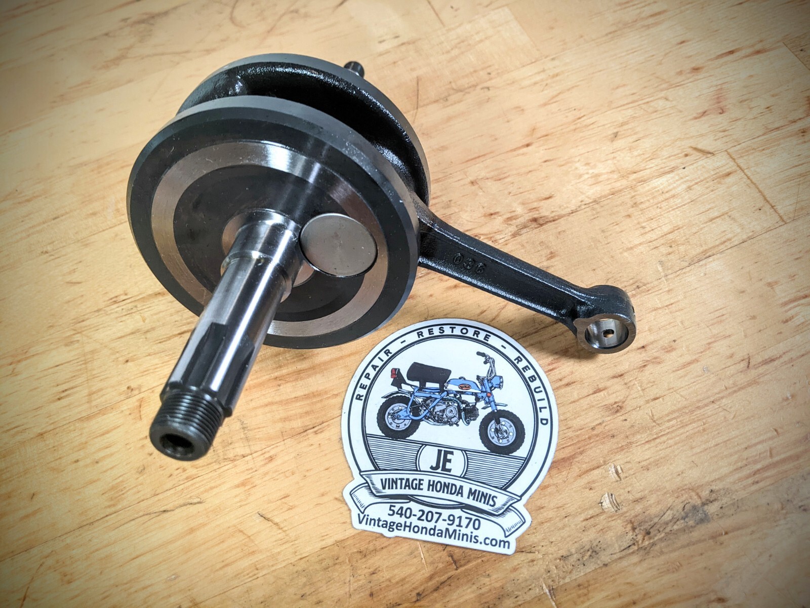 Crankshaft - New - 6v 4-Speed Taper - Honda CT70H SL70 XL70 CL70 ATC70