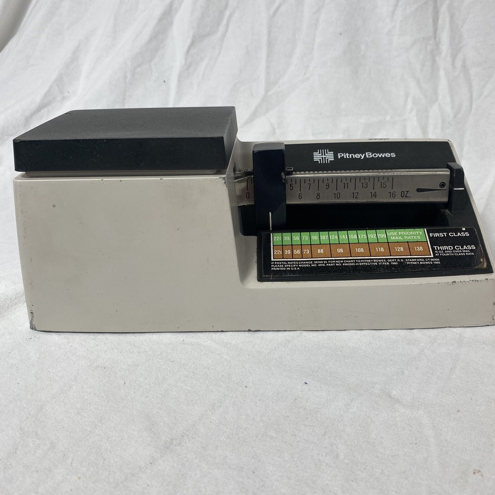 Vintage Pitney Bowes First & Third Class Postage Scale Model No. 4916