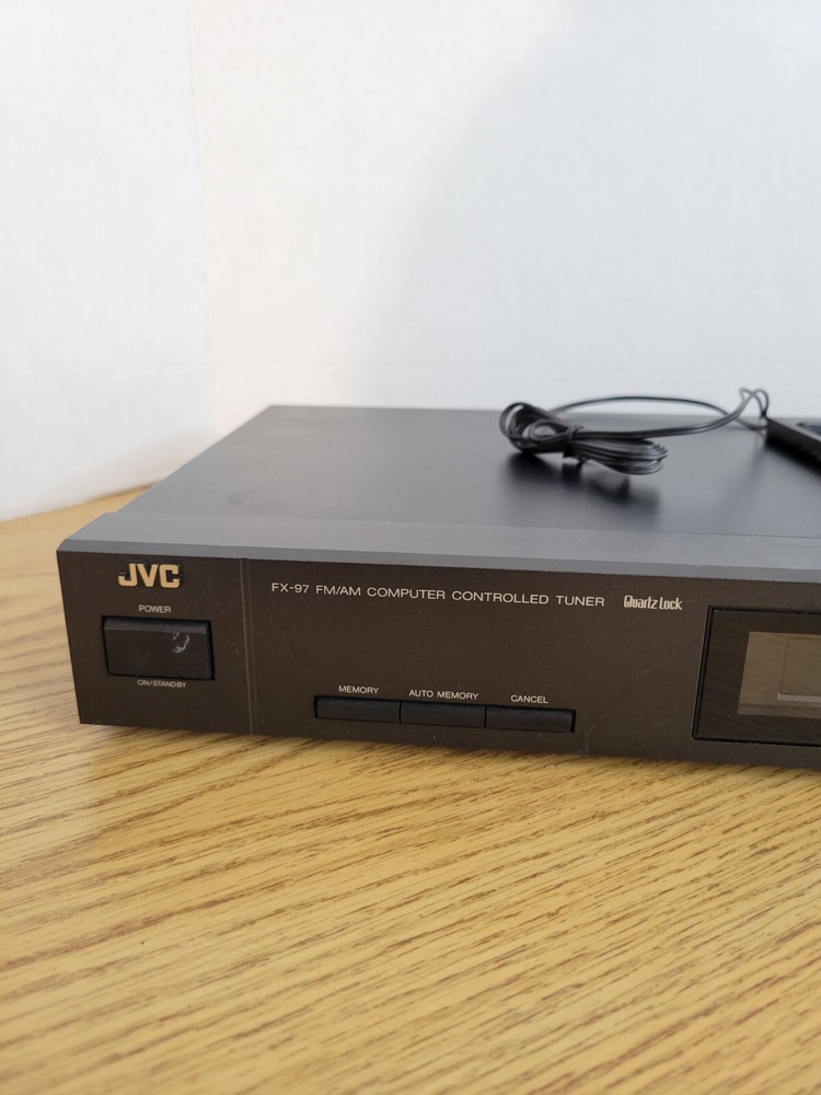 JVC AM FM Tuner FX-97BK Stereo Computer Controller LCD Multi Mode Display