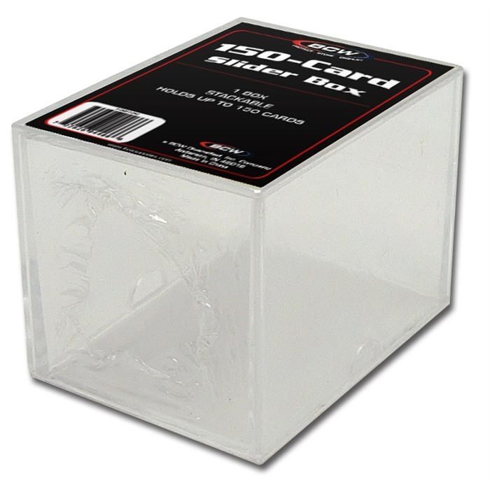 100X BCW 2-Piece Slider Box - 150 Count