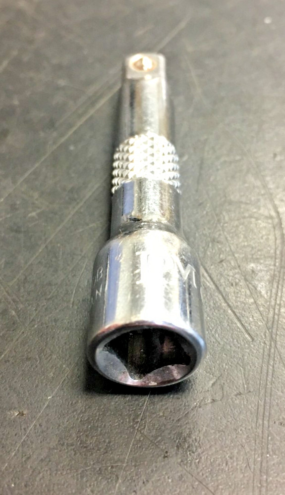 PM Cr-V 2", Chrome Socket Extensions Bar, 1/4" Drive, Taiwan