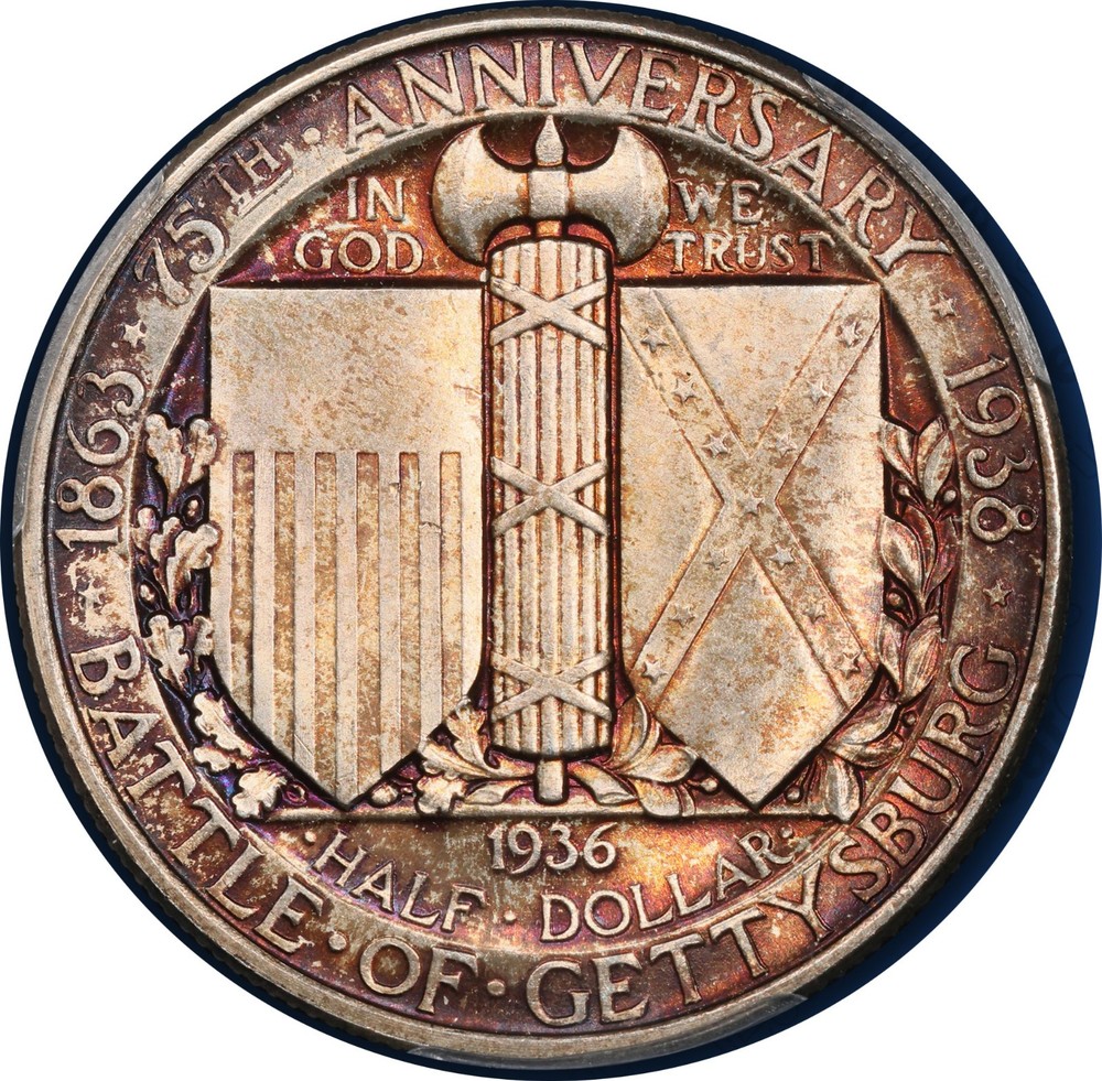 1936 Gettysburg Commemorative Half MS-67 PCGS Certified