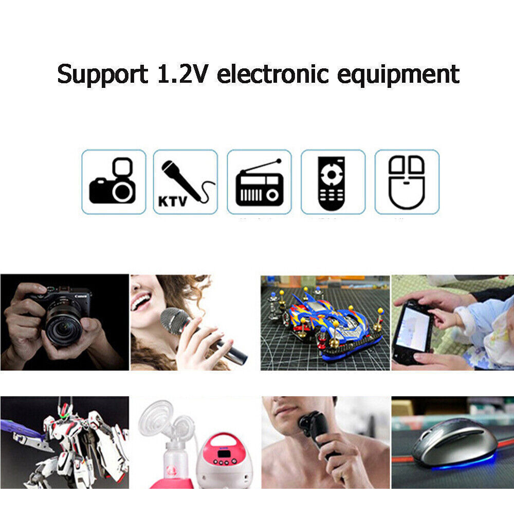 Intelligent Battery Charger 4 Slot For AA AAA NI-CD NI-MH Rechargeable Batteries