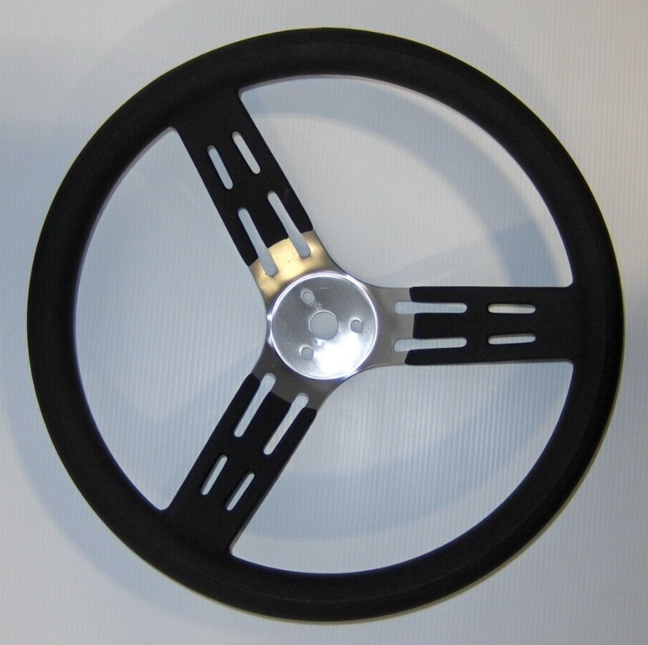 Telescoping 22''- 32'' Collapsible Racing Steering Column & Removeable 15" Wheel