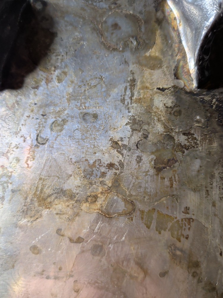 Vintage Silverplate Oval Shape Trays