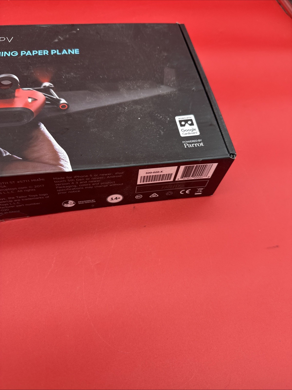 RARE Powerup X FPV Experimental Live Streaming Paper Plane