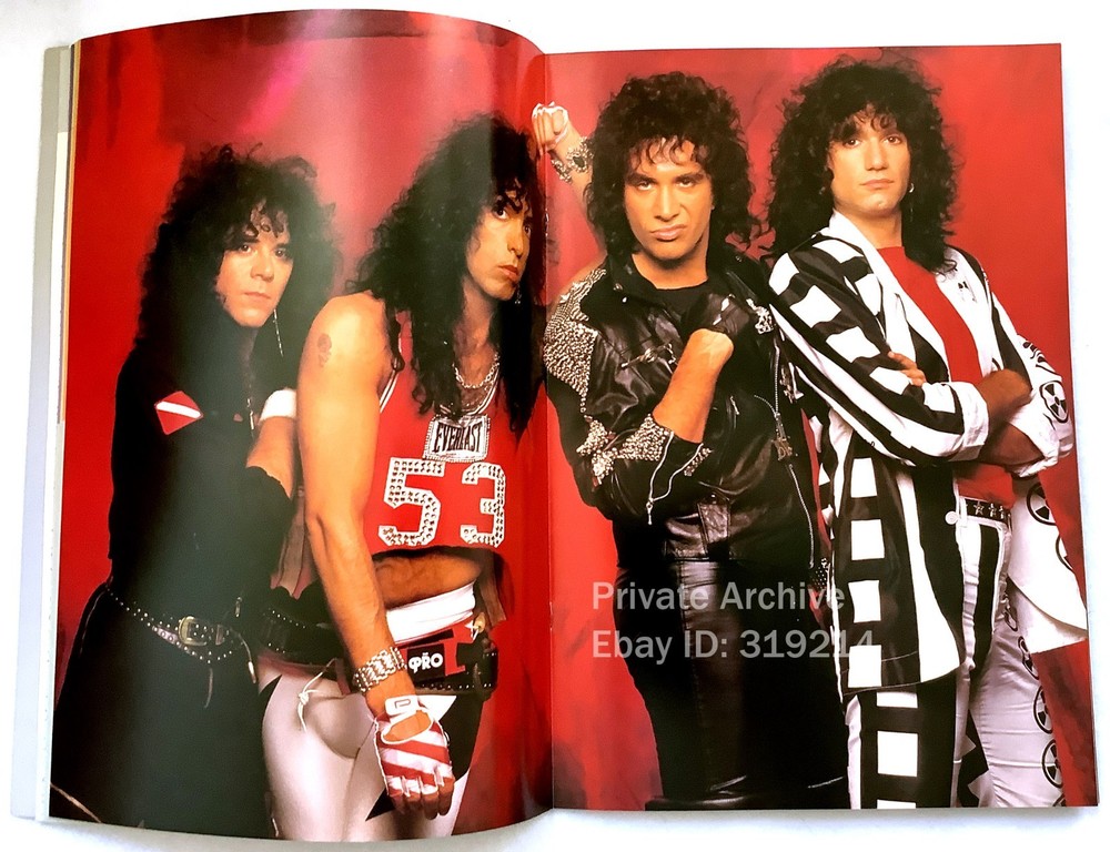 KISS Japan 1988 Crazy Nights Non-Makeup Tour Program Book Eric Carr - Ships USA