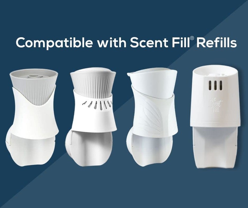 ScentDiffuse Pet Odor Deodorizing Air Freshener Starter Kit, 2 Refills + Diff...