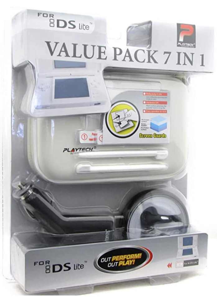 Handheld game value pack 7 in 1 Compatible With DS Lite Accessories Pack