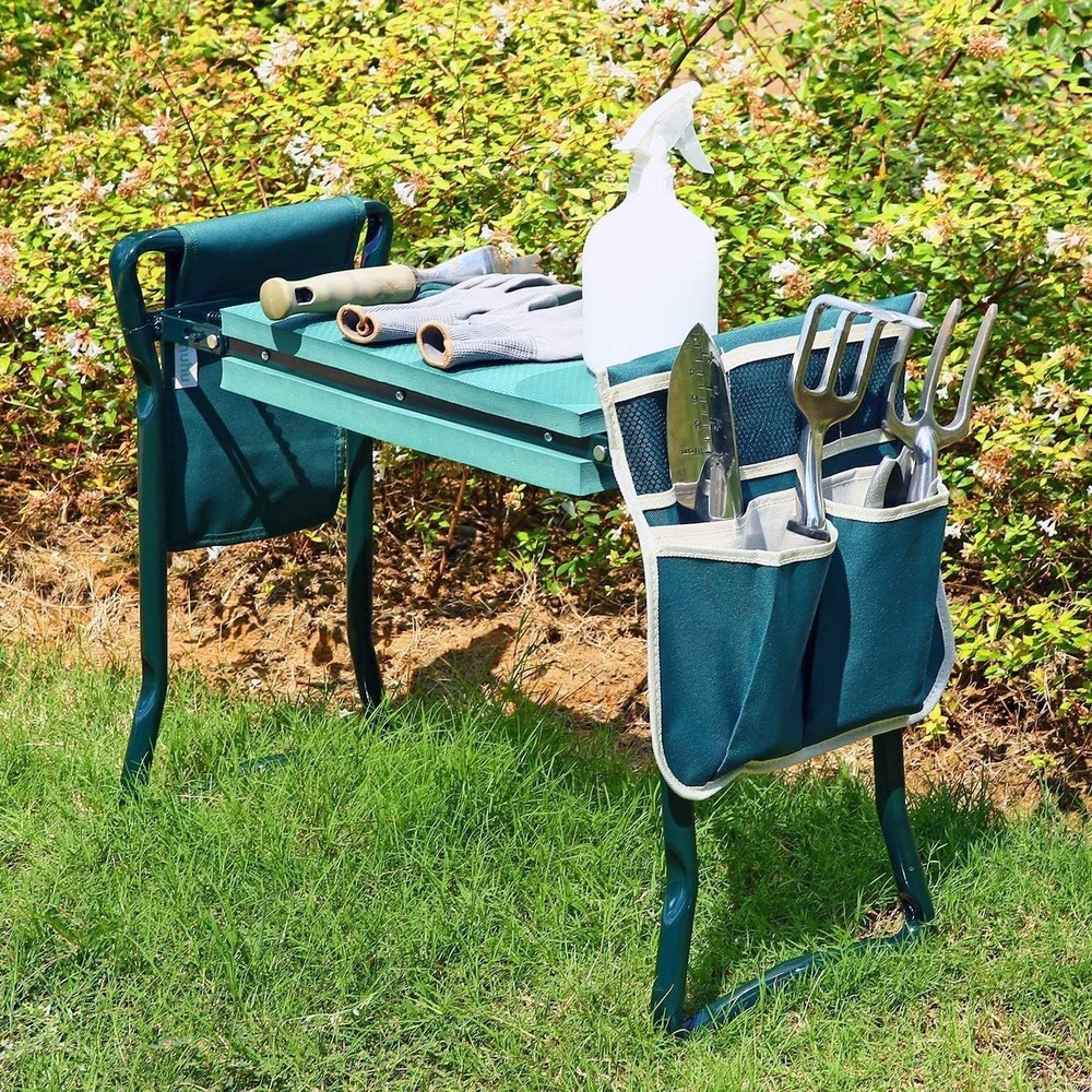 Lightweight Garden Stool with Tool Pockets