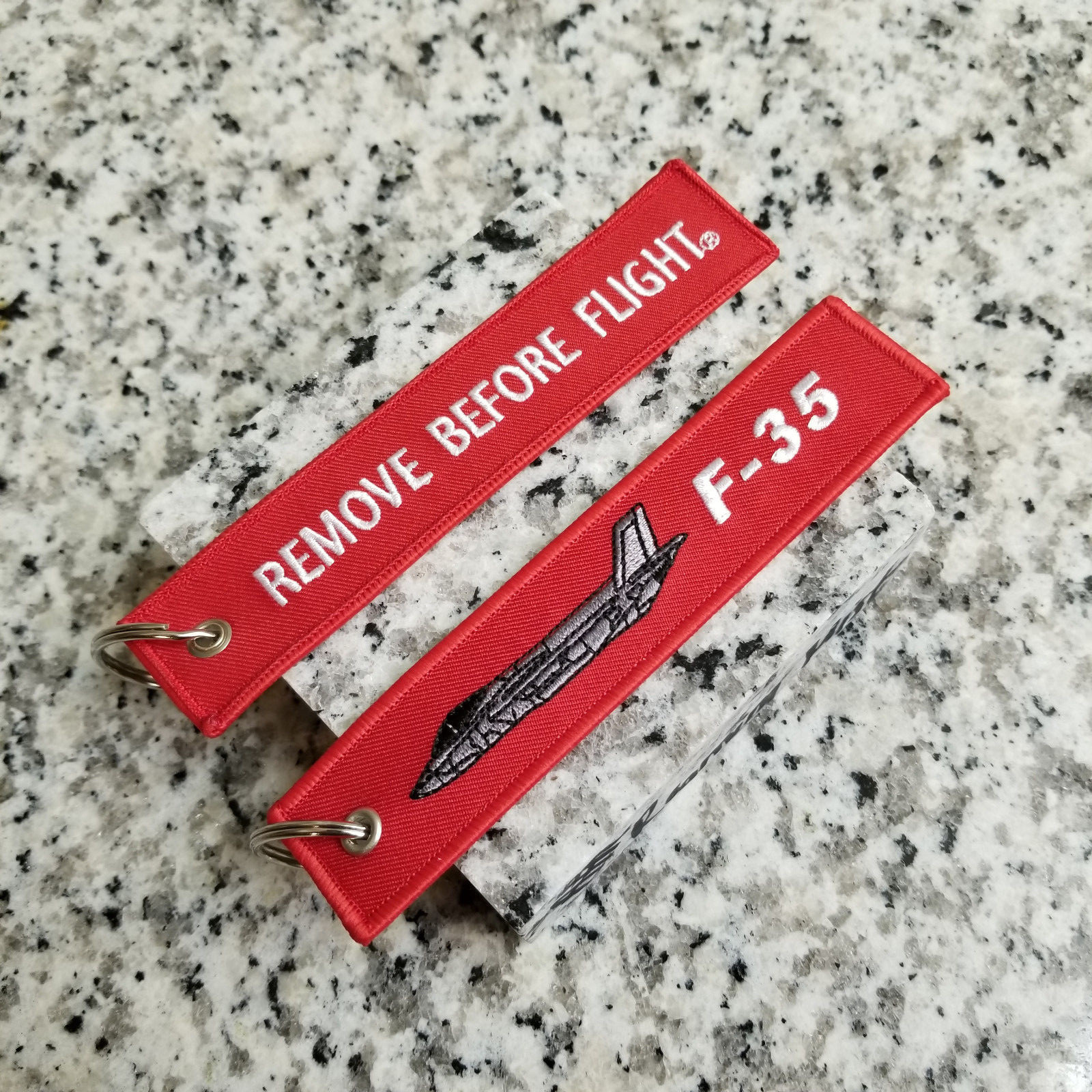 F-35 Lightning II Remove Before Flight ® Keychain, Tag, Streamer!