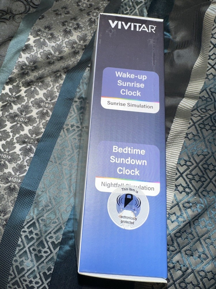 Vivitar- Bluetooth Wake-Up Sunrise & Bedtime Clock & Sound Machine