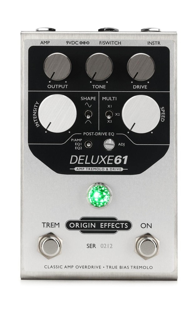 Origin Effects DELUXE61 Amp Tremolo & Drive Pedal