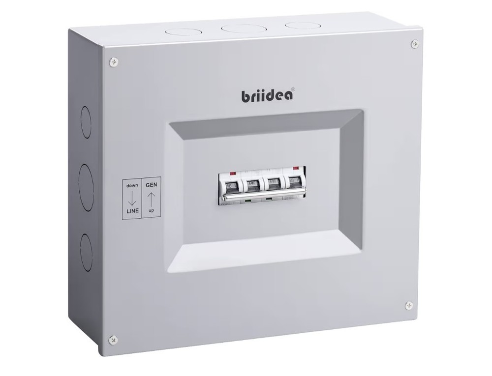 Briidea Transfer Panel (60A/60A) Transfer Switch for Portable Generator 15,000 W