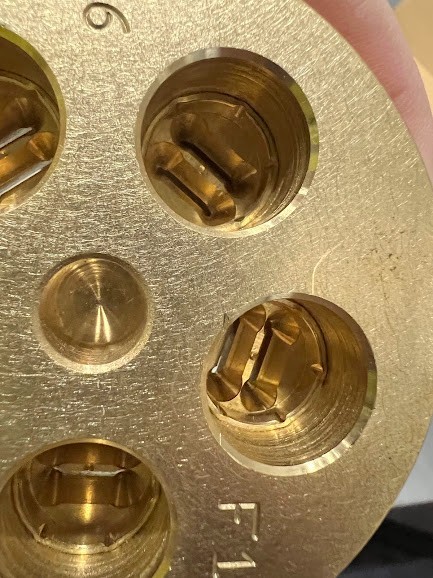 Estella 348PEM9D36 #36 Fettuccine Pasta Die - 10 mm (25/64")