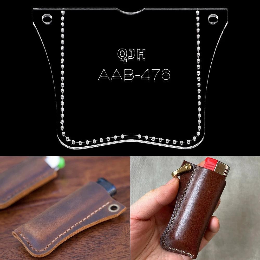 1Pcs Lighter Protective Case, Portable Storage Bag - Acrylic Template(Reusable),