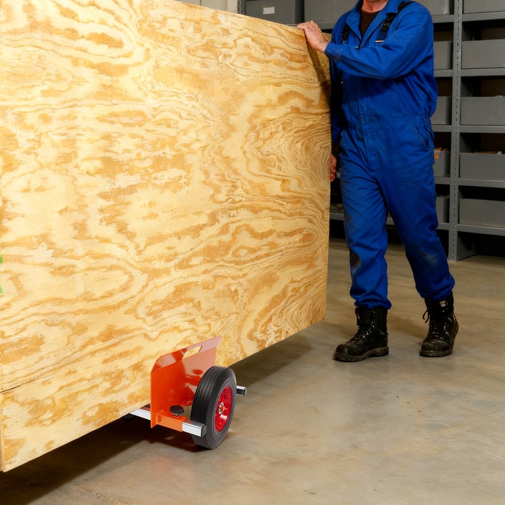 Heavy Duty Panel Cart, Drywall Sheet Mover with 10" Solid Wheels, Panel Cart