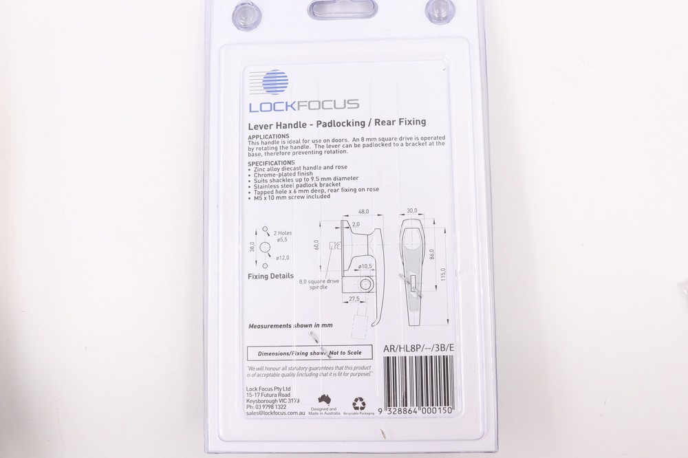 Lock Focus L Handle AR/HL8P/--/3B/E