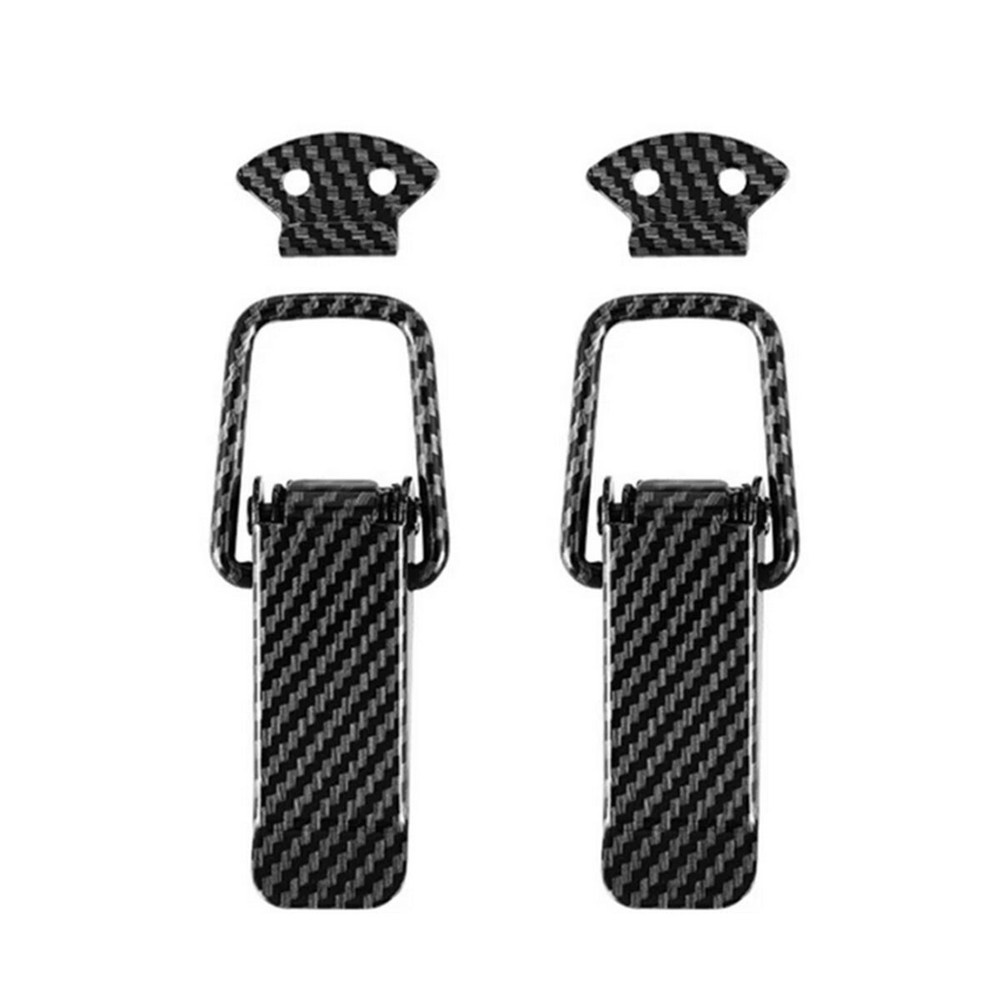 Car Quick Release Bumper Latch Push Button Trunks Bumper Lock Clips Kit 2Pcs